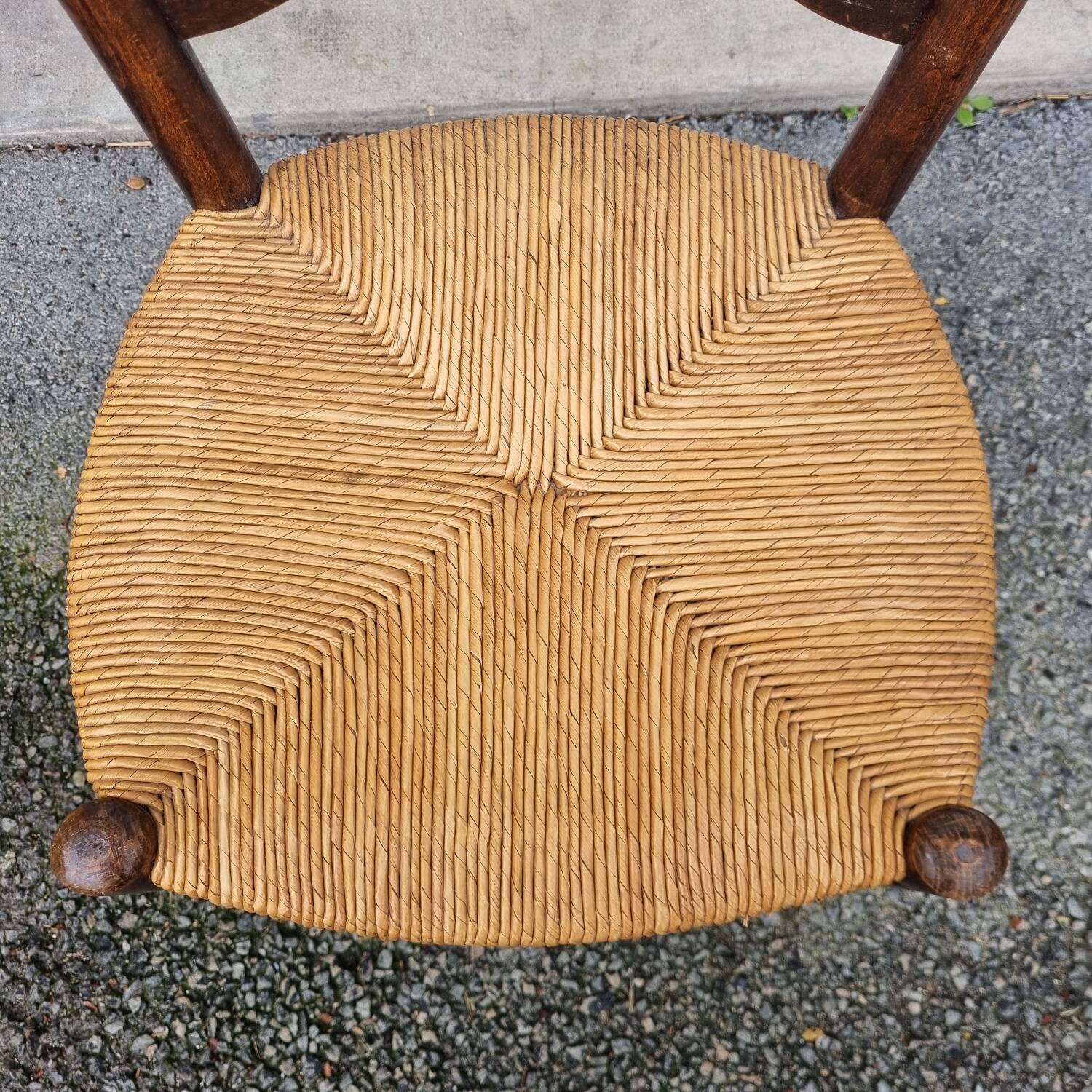 Rustic castle mustache chair