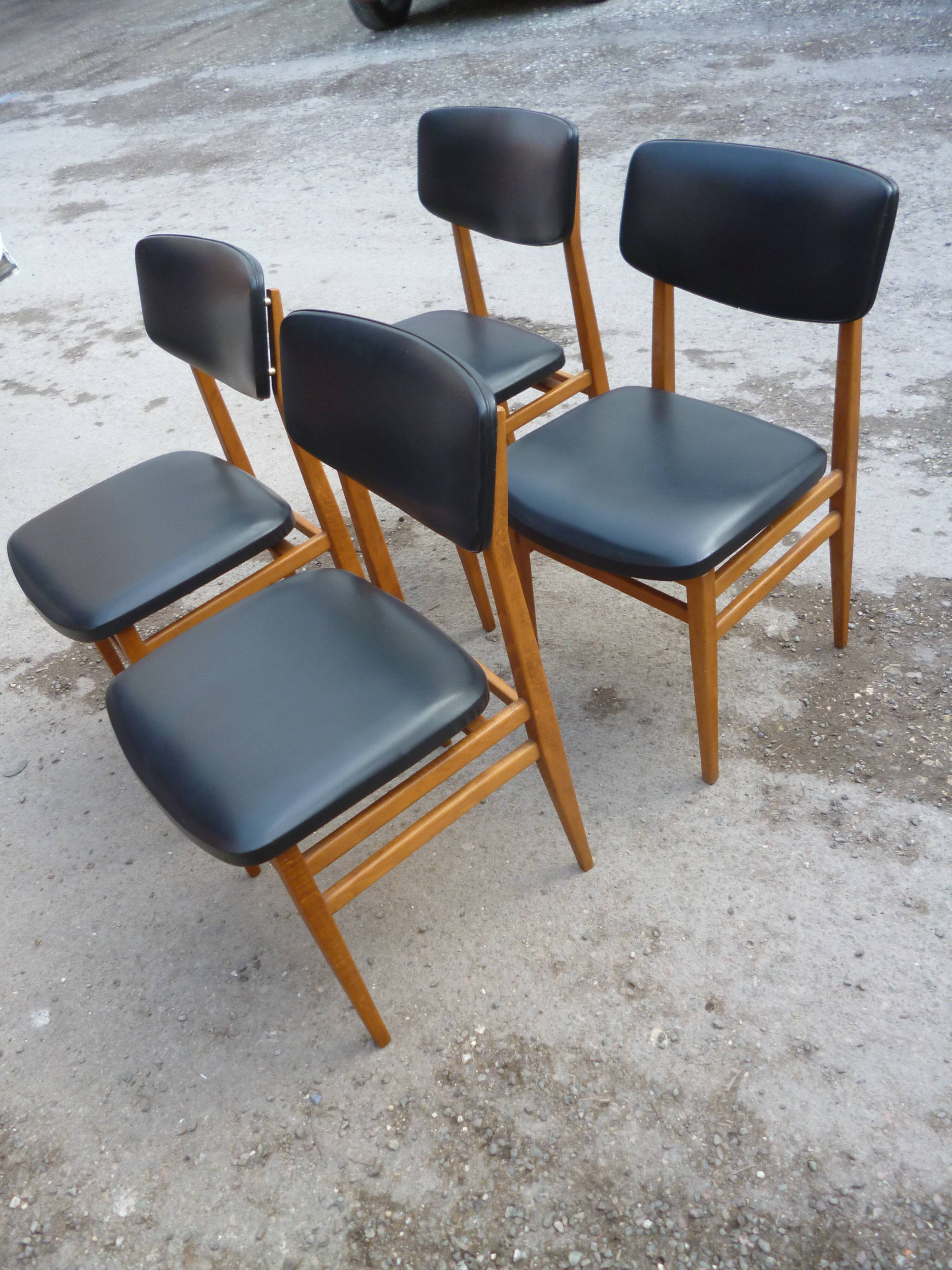 4 scandinavian chairs