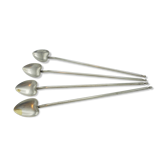 Ensemble de 4 cuillères à manche long