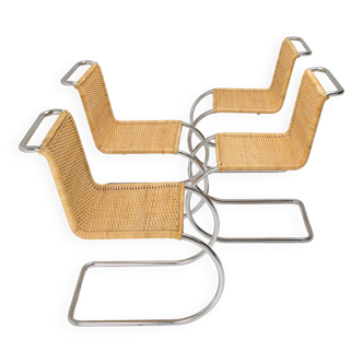 Ensemble de quatre chaises cantilever « S 533 R » - Mies van der Rohe