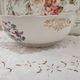 K&G Lunéville Badonviller earthenware bowl Bird-Lyre pattern