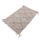 Beige Berber rug Zanafi 95x155 cm