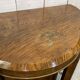 English walnut display cabinet, 1950s