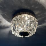 Deknudt 2-light golden brass glass pendant basket ceiling light