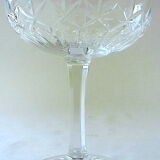 6 cups champagne in crystal