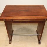 Art Deco “Portefeuille” style table in rosewood, 1950
