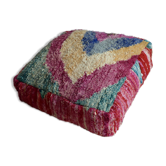 Pouf berbère bouchérouite tissé à la main