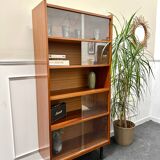 Vintage glass bookcase