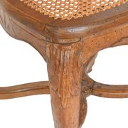 4 caned chairs from the Louis XV period stamped by Charles Delenoncourt.
