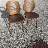 Pair of Baumann Fourmi chairs