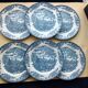 6 Churchill Dessert Plates "Georgian Collection" Model