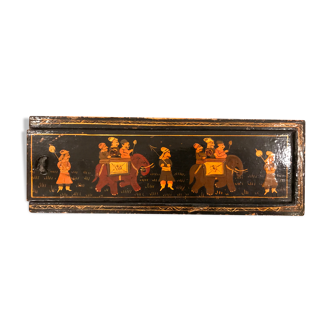Plumier en bois laqué