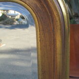 Yellow and pink golden mirror Louis Philippe style