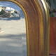 Yellow and pink golden mirror Louis Philippe style