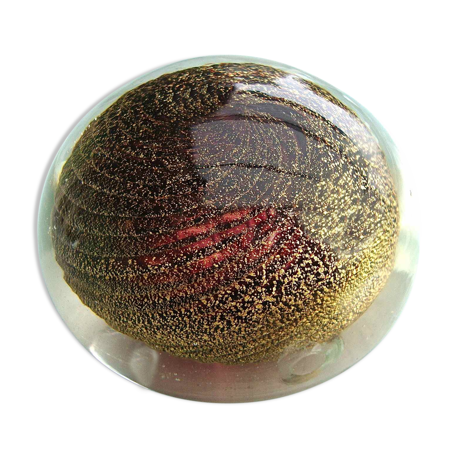 Gold spiral paper press