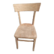 Solid wood bistro chair luterma air-gummed style