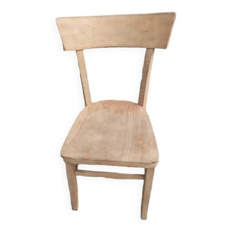 Solid wood bistro chair luterma air-gummed style