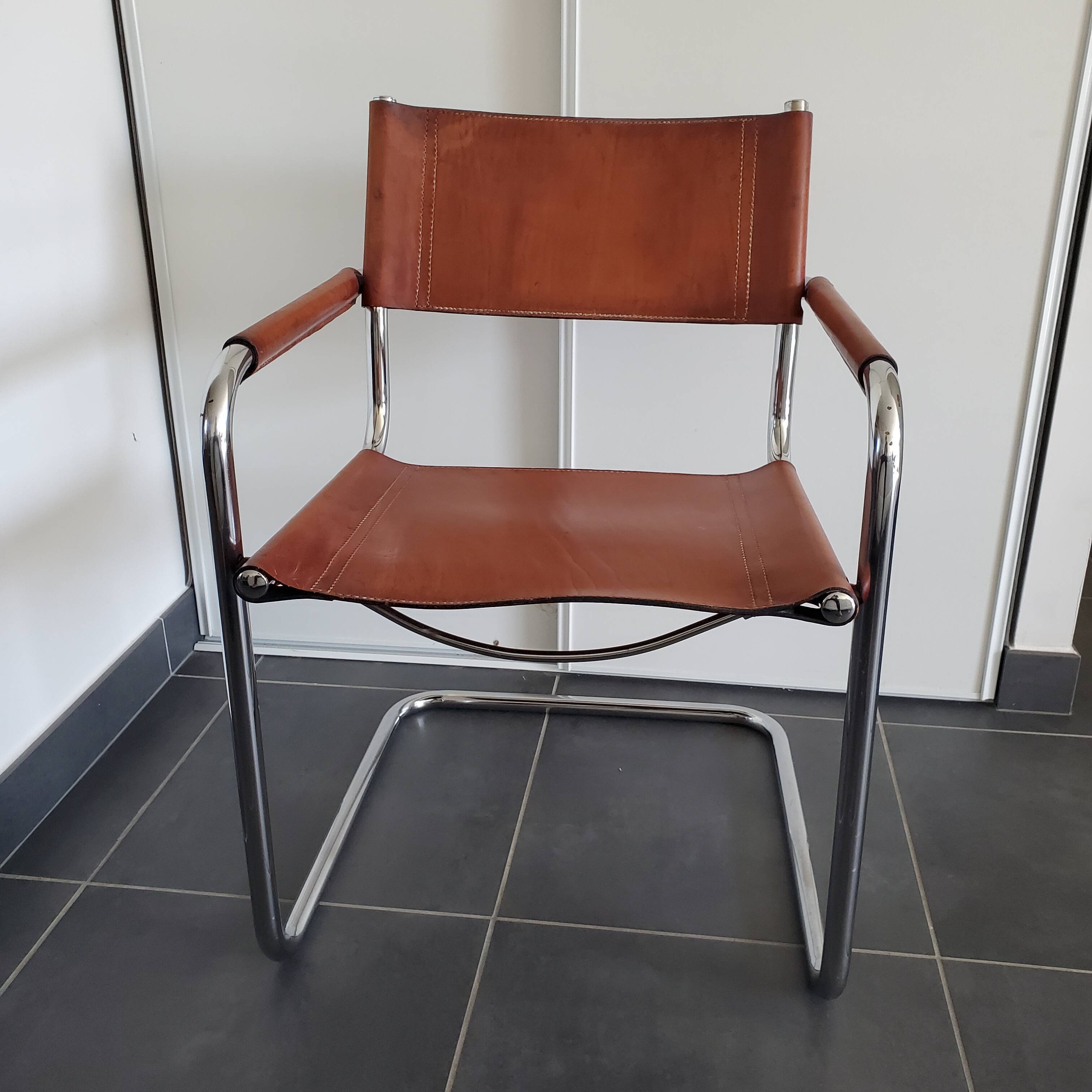 Leather armchair