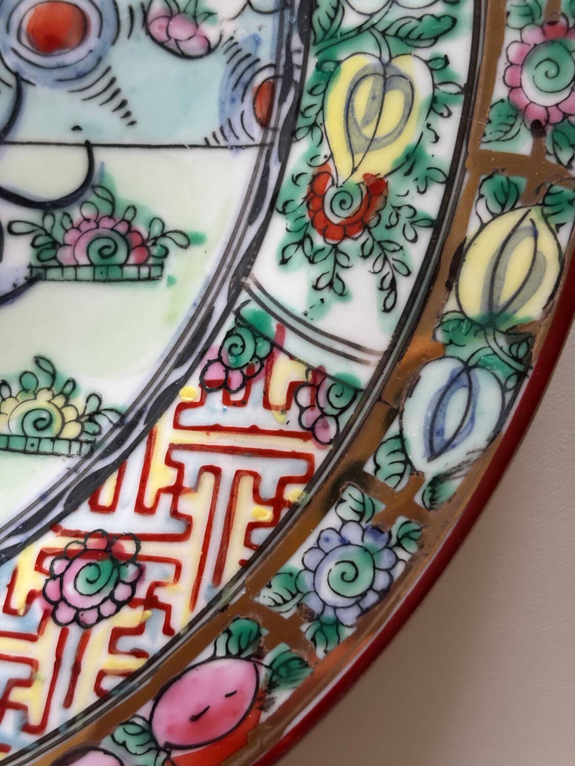 Chinese porcelain plates