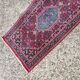 Tapis coureur Bidjar vintage noué main années 1950