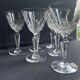 6 port glasses stamped Baccarat - Service Austerlitz