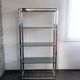 Vintage chrome and glass shelf