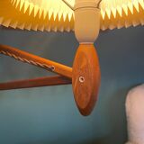 Vintage Le Klint scissor lamp in oak from the 1960s