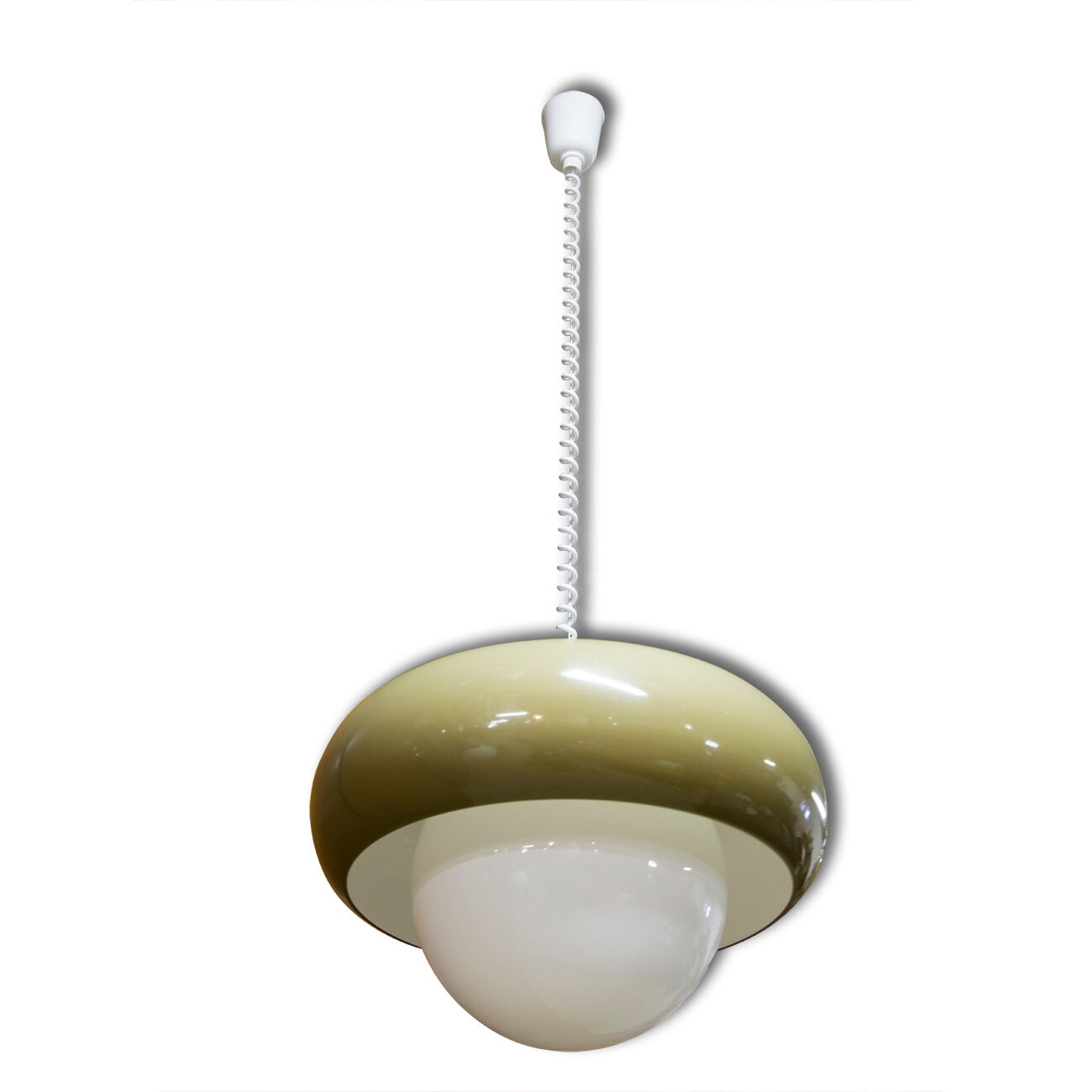 Suspension Harvey Guzzini space age 1970 Italy