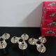 Set of 3 candlesticks Nagel in their original box model Orion