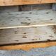 Low sideboard in solid oak