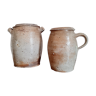 Antique terracotta jars duo