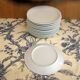 30 white porcelain plates - 15 flat plates and 15 dessert plates