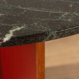 1960s marble dining table, Ø 110 cm