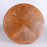 Walnut Art Deco Dining Table, Extendable, by Halabala, UP Závody, Czech, 1920s
