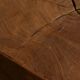 Table d'appoint sculpturale en bois d'orme massif 1970s