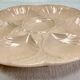 2 old plates oysters slip Digoin Sarreguemines