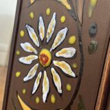 Vintage ceramic mirror