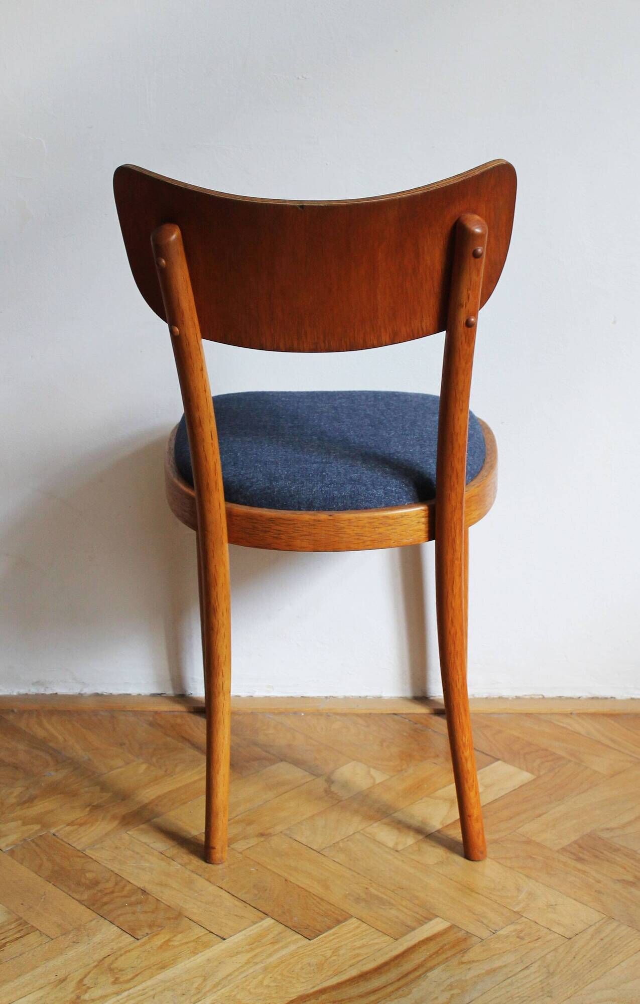 Czechoslovak chair in beech by UP Rousínov, 1960s