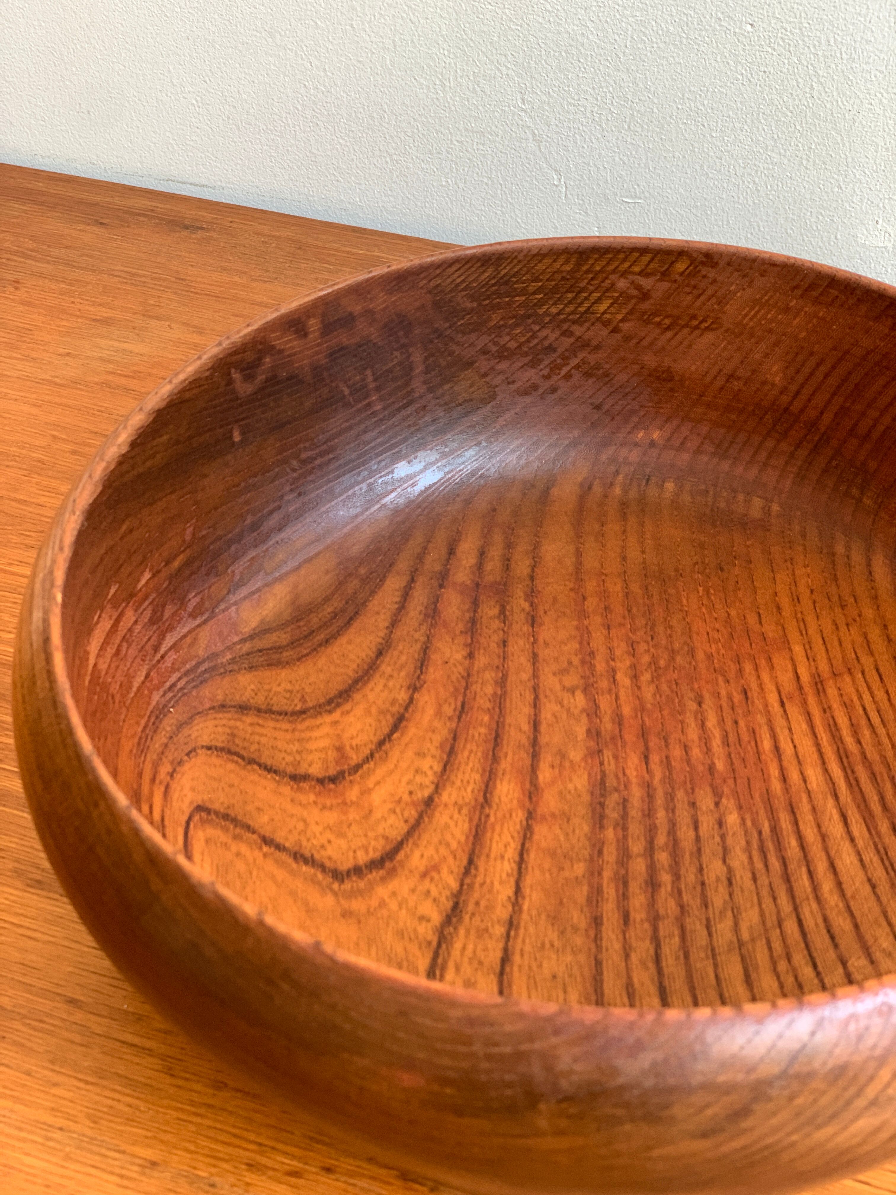 Teak salad bowl