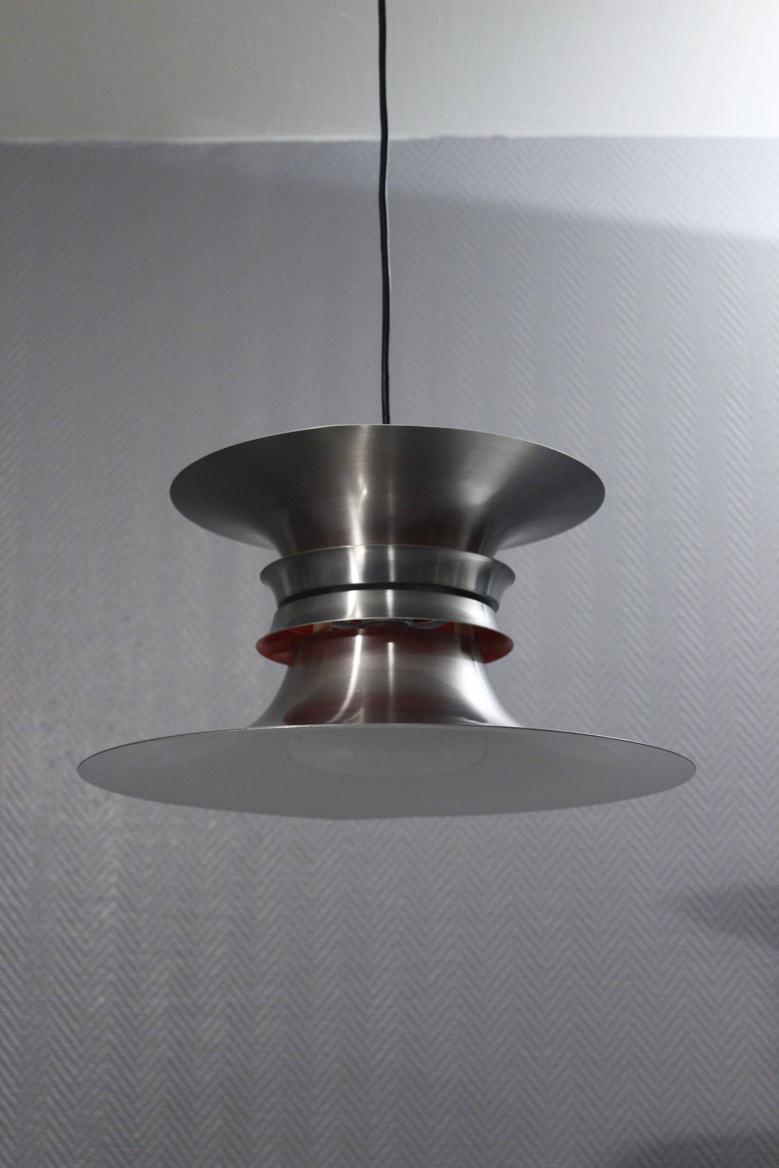 Vintage Scandinavian suspension light Bent Nordsted & Lyskaer Belysning, Denmark