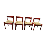 Four chairs Carimate Vico Magistretti Cassina