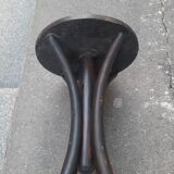 Curved wood table