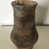 Ceramic signed 1960 vintage sandstone