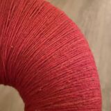 Vintage Ikea red yarn ps eskilstuna stool