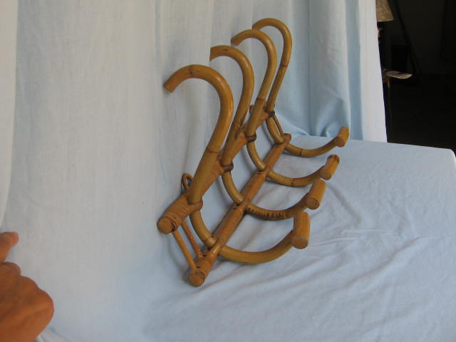 Hall stand vintage rattan