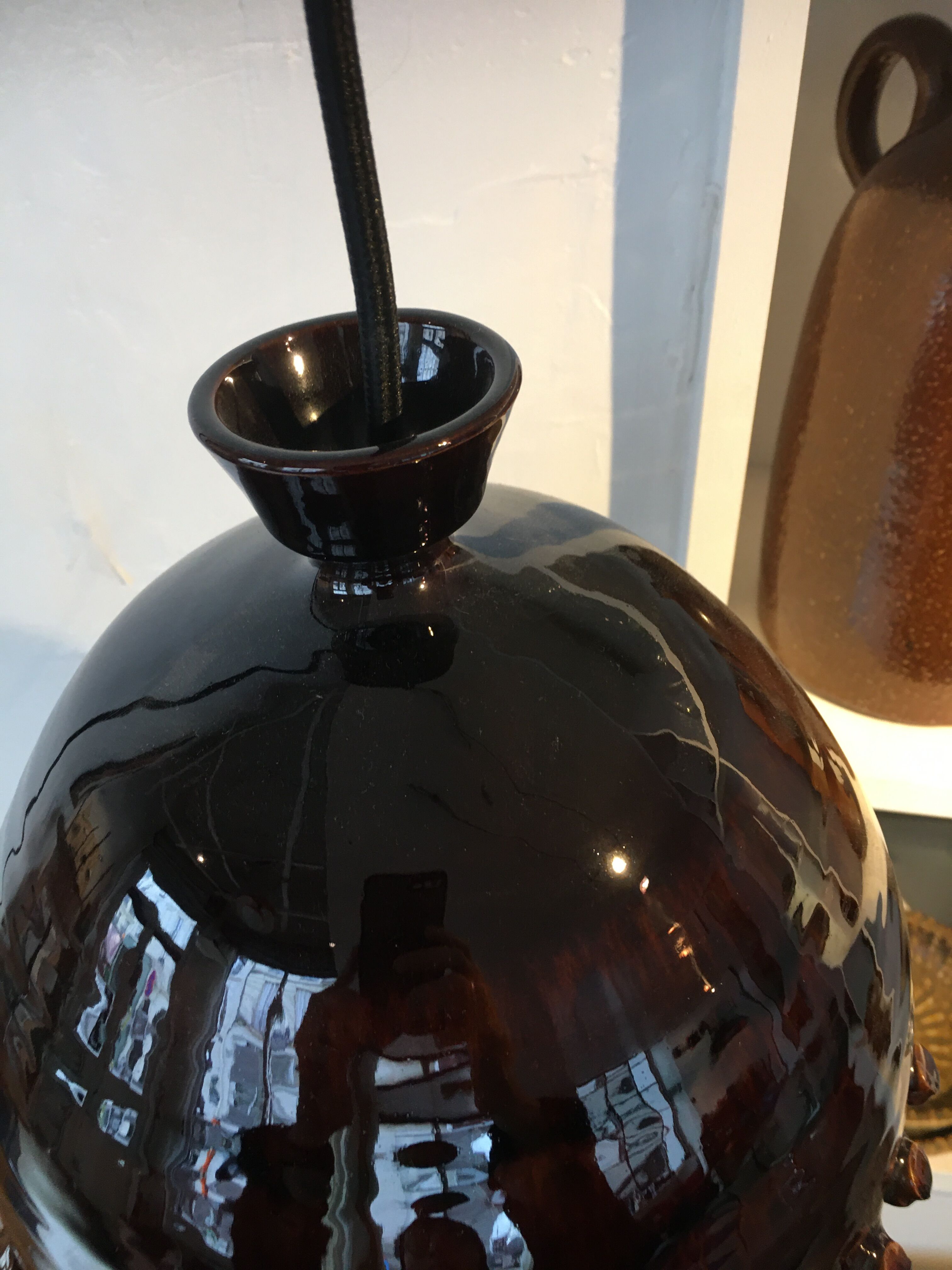 Ceramic pendant lamp Sigfred Munk, Denmark