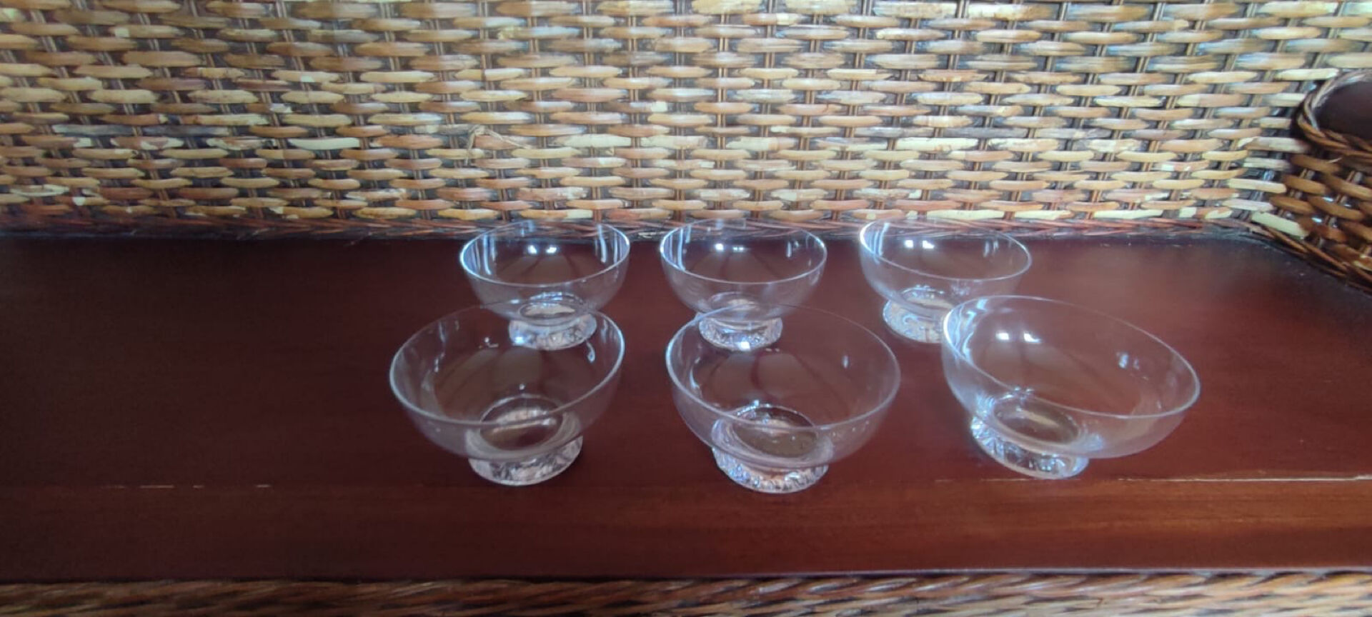 Champagne coupes or fruit bowls