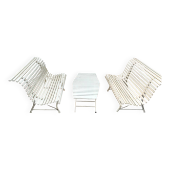 Salon de jardin vintage années 75-80