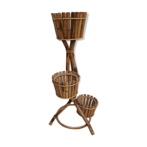Porte plante bambou
