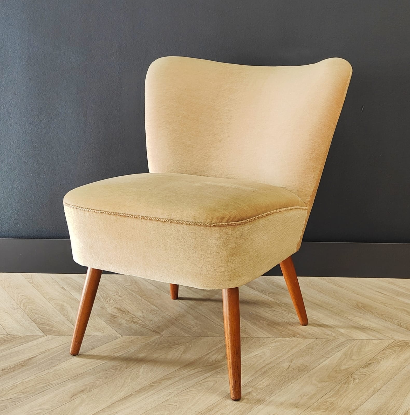 Mid century cocktail chair vintage
